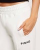 Pinko Razionale With Embroidery White Παντελόνι