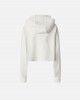 Pinko Mediocre Cropped Sweatshirt With Embroidery White Φο΄υτερ