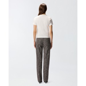 Pinko Intenso T-shirt With Embroidered Logo White Μπλούζα