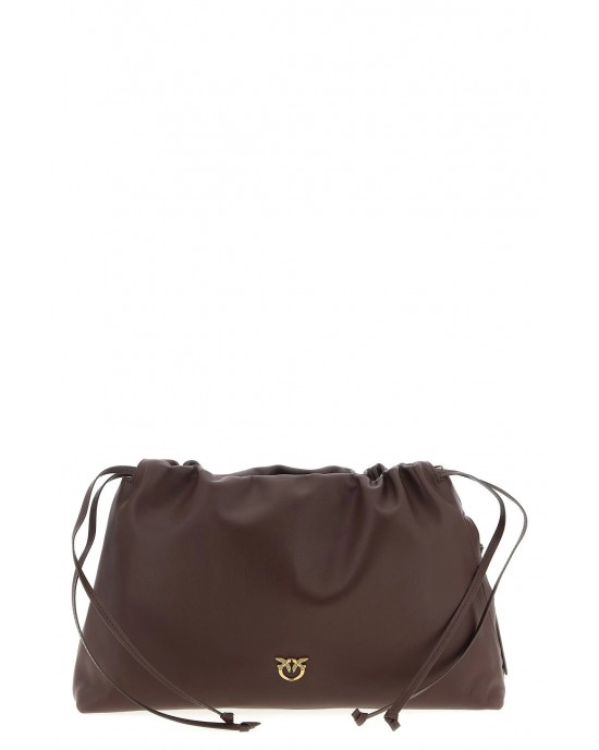 Pinko Clutch Maxi With Soft Calfskin Rosso Moga Leather Τσάντα Pinko Clutch Maxi With Soft Calfskin Rosso Moga Leather Τσάντα