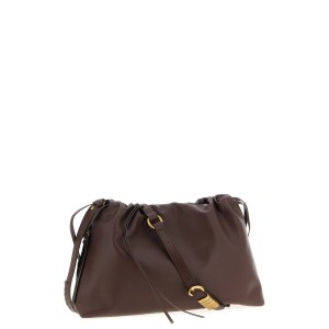 Pinko Clutch Maxi With Soft Calfskin Rosso Moga Leather Τσάντα