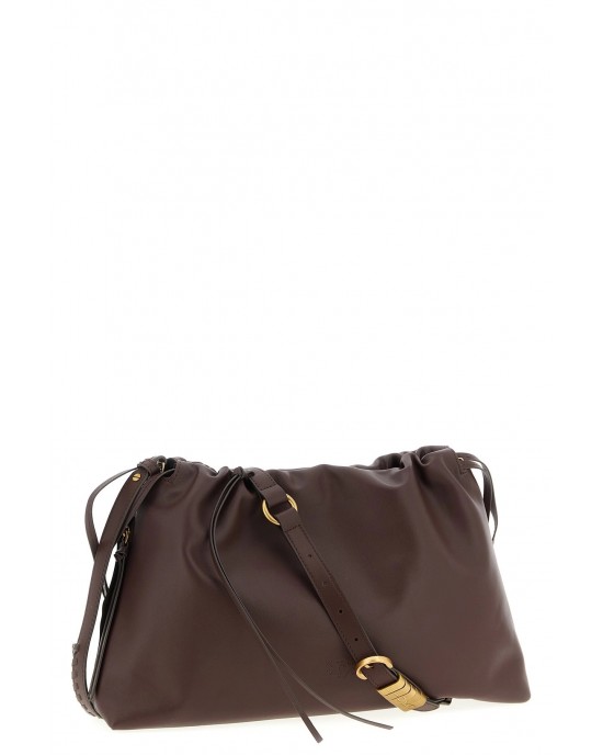 Pinko Clutch Maxi With Soft Calfskin Rosso Moga Leather Τσάντα Pinko Clutch Maxi With Soft Calfskin Rosso Moga Leather Τσάντα