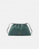 Pinko Clutch Maxi With Soft Calfskin Green Leather Τσάντα Pinko Clutch Maxi With Soft Calfskin Green Leather Τσάντα