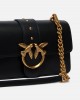 Pinko Love One Small Black Leather Τσάντα Pinko Love One Small Black Leather Τσάντα