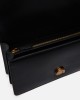Pinko Love One Classic Simply Black Leather Τσάντα
