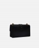 Pinko Love One Classic Simply Black Leather Τσάντα