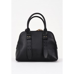 Pinko Bowling Medium Black Leather Τσάντα
