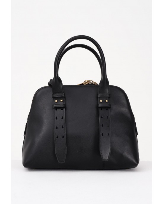 Pinko Bowling Medium Black Leather Τσάντα Pinko Bowling Medium Black Leather Τσάντα