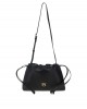 Pinko Clutch Mini With Soft Calfskin Black Leather Τσάντα