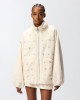 Pinko Graciana Bomber White Ζακέτα Pinko Graciana Bomber White Ζακέτα