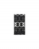 Pinko Svezia Jacquard Love Birds Logo Black/White Κασκόλ