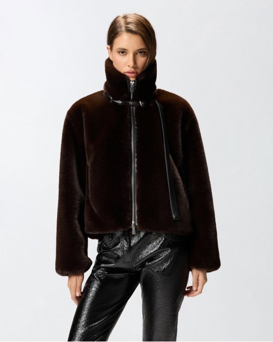 Pinko Estebana Blouson Faux Fur Τζάκετ