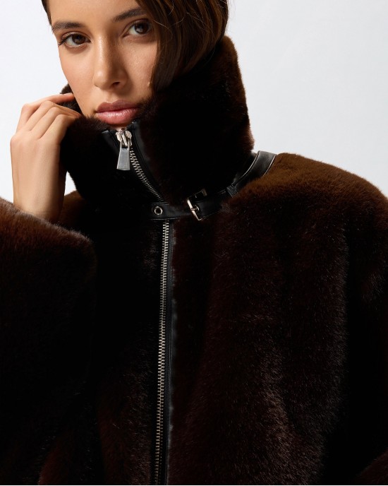 Pinko Estebana Blouson Faux Fur Τζάκετ