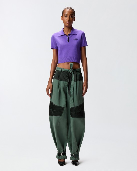 Pinko Lidia Utility Green Παντελόνι Pinko Lidia Utility Green Παντελόνι