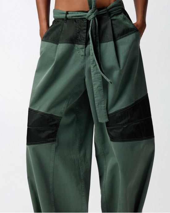 Pinko Lidia Utility Green Παντελόνι Pinko Lidia Utility Green Παντελόνι