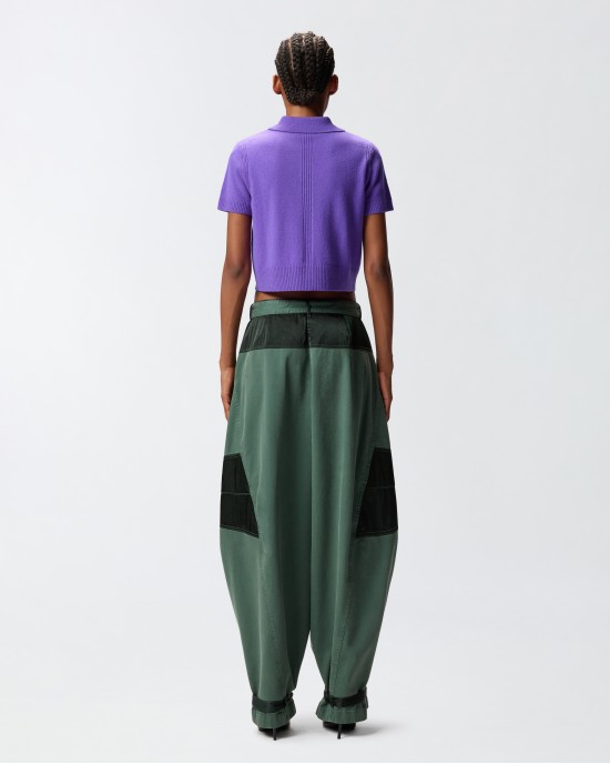 Pinko Lidia Utility Green Παντελόνι Pinko Lidia Utility Green Παντελόνι