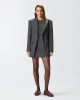 Pinko Nayara Tuta Dark Grey Κοντή Φόρμα Με Όψη Φορέματος Pinko Nayara Tuta Dark Grey Κοντή Φόρμα Με Όψη Φορέματος