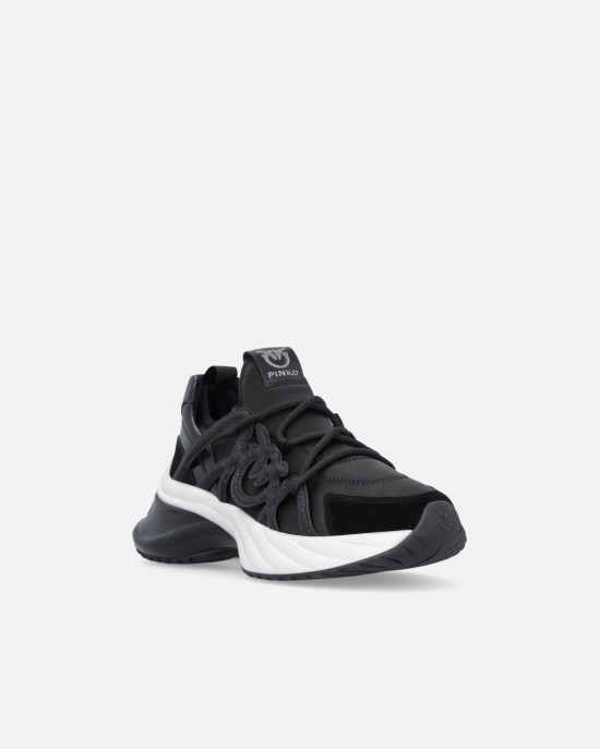 Pinko Ariel Glittery Black Παπούτσια Pinko Ariel Glittery Black Παπούτσια