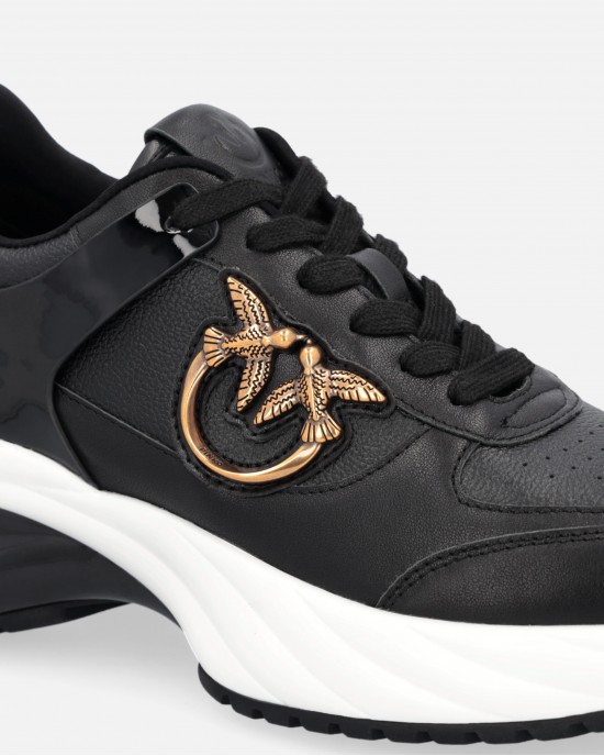 Pinko Ariel Leather-Effect Black Παπούτσια Pinko Ariel Leather-Effect Black Παπούτσια