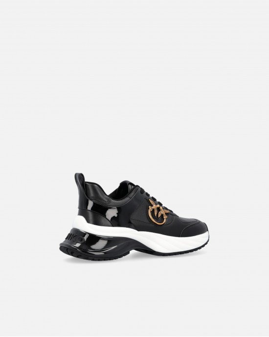 Pinko Ariel Leather-Effect Black Παπούτσια Pinko Ariel Leather-Effect Black Παπούτσια