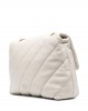 Pinko Big Love Puff Maxi Quilt White Τσάντα