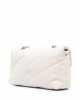 Pinko Classic Love Puff Maxi Quilt White Τσάντα