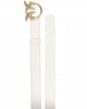 Pinko Love Berry H3 Birds White Leather Ζώνη