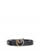 Pinko Love Berry H2 Birds Black/Double Color Leather Ζώνη