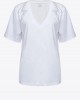 Pinko Rugby Flash T-shirt Μπλούζα White