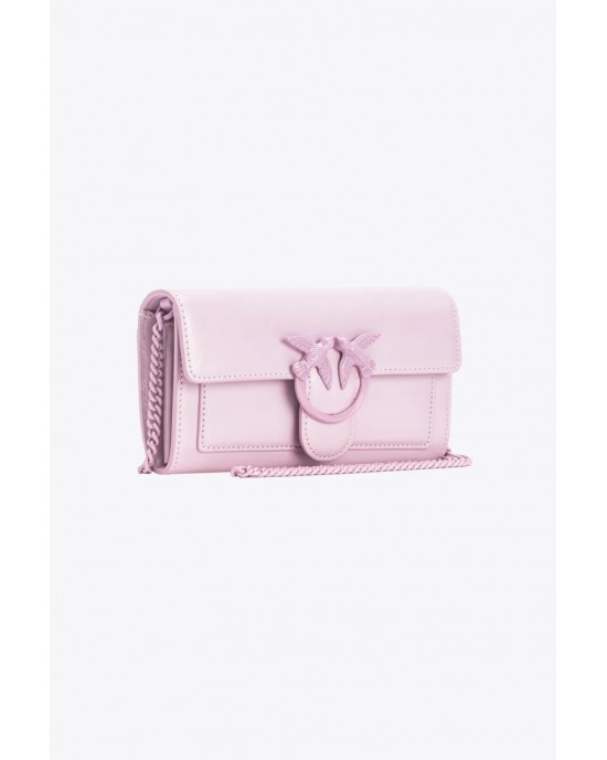 Pinko Love One Wallet Lilla Color Block Τσάντα