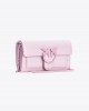 Pinko Love One Wallet Lilla Color Block Τσάντα