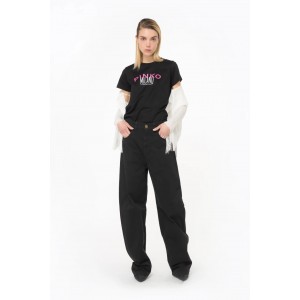 Pinko Bussolotto Cities T-shirt Black Μπλούζα