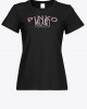 Pinko Bussolotto Cities T-shirt Black Μπλούζα