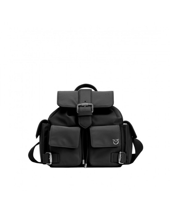 Pinko Backpack Pocket Black Τσάντα