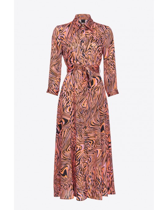 Pinko Amimone Oblique Pattern Φόρεμα