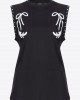 Pinko Tara Rodeo T-Shirt Sleeveless Black Μπλούζα