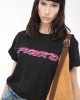 Pinko Telesto T-Shirt Black/Fuxia Μπλούζα