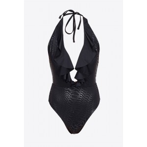 Pinko Laelia Costume Tecno Jersey Logo Ολόσωμο Μαγιό