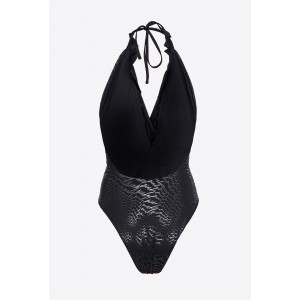 Pinko Laelia Costume Tecno Jersey Logo Ολόσωμο Μαγιό