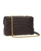 Pinko Love Puff Classic Raffia With Butterfly Brown Τσάντα
