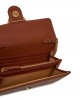 Pinko Love One Wallet Chevron Brown Leather Τσάντα