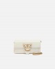 Pinko Love One White Leather Πορτοφόλι