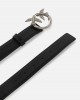Pinko Love Berry H3 Birds Black Leather Ζώνη