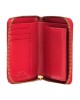 Pinko Taylor Zip Around Red Leather Πορτοφόλι