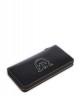 Pinko Ryder Zip-around Black Leather Πορτοφόλι