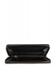 Pinko Ryder Zip-around Black Leather Πορτοφόλι