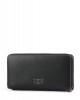 Pinko Ryder Zip-around Black Leather Πορτοφόλι