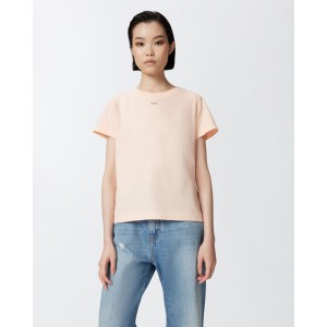 Pinko Basico T-Shirt Mini Logo Pink Μπλούζα