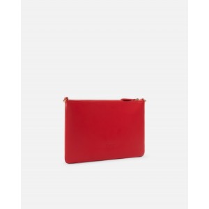 Pinko Flat Classic Simply Red Leather Τσάντα