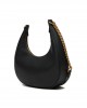 Pinko Brioche Hobo Classic Black Leather Τσάντα